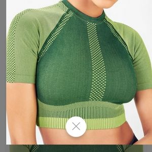 NWT fabletics crop top set